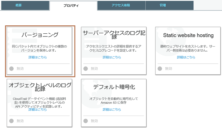 Amazon S3 ̋@\